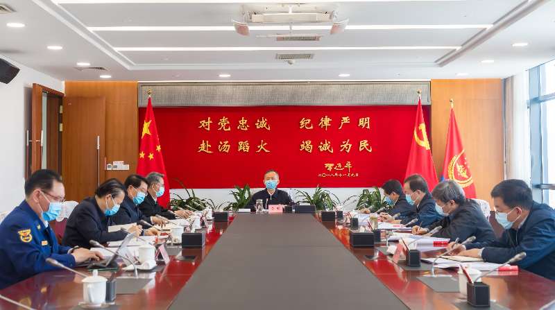 www.鸡巴操逼王黄明在应急管理部党委会上强调 着力加强党委班子自...